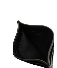 FURLA GARDENIA Tarjetero de piel con estampado Andrómeda negro - Carteras Mujer - 3