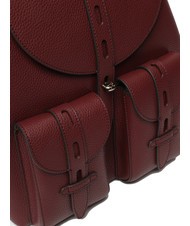 FURLA GARDENIA Mochila de piel con estampado Keria Ribes / rojo - Bolsos Mujer - 4