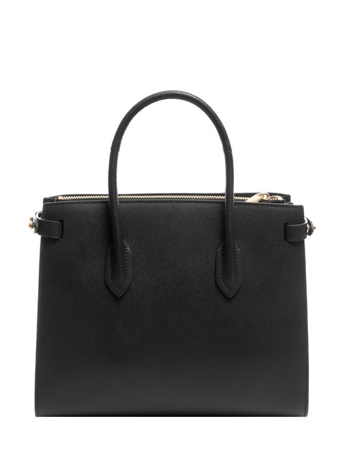 GARDENIA Bolso de mano de piel con estampado Andrómeda negro - Bolsos Mujer