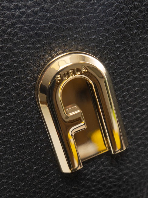 GARDENIA Bolso porta cámara de piel con estampado keria tonos negro+hielo - Bolsos Mujer