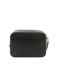 FURLA GARDENIA Bolso porta cámara de piel con estampado keria tonos negro+hielo - Bolsos Mujer - 4