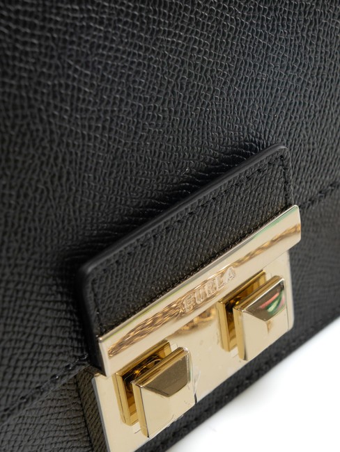 BELLA  Mini bolso bandolera, en piel. negro - Bolsos Mujer