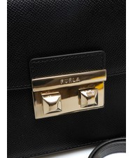 FURLA BELLA Bolso pequeño de piel St Andrómeda negro - Bolsos Mujer - 5