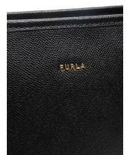 FURLA CLASSIC Bolso shopper de piel con estampado Andrómeda negro - Bolsos Mujer - 5