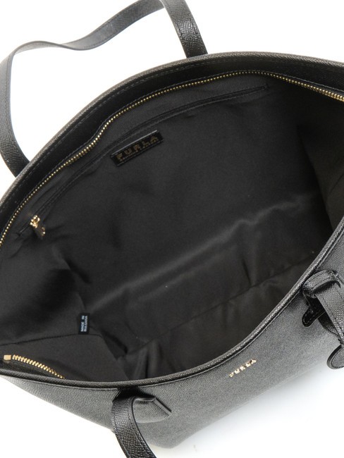 CLASSIC Bolso shopper de piel con estampado Andrómeda negro - Bolsos Mujer