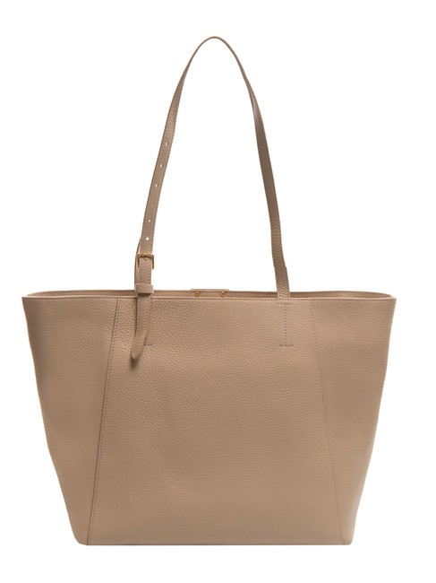 CHER Bolso shopping de piel martillada rosa polvo - Bolsos Mujer