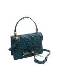 LOVE MOSCHINO QUILTED Bolso malet&iacute;n con bandolera esmeralda - Bolsos Mujer - 2