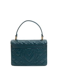 LOVE MOSCHINO QUILTED Bolso malet&iacute;n con bandolera esmeralda - Bolsos Mujer - 3