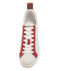 COCCINELLE MONOGRAM PERFORED BIMATERIAL Zapatillas de piel de.w/rosew/m.gr - Zapatos Mujer - 3