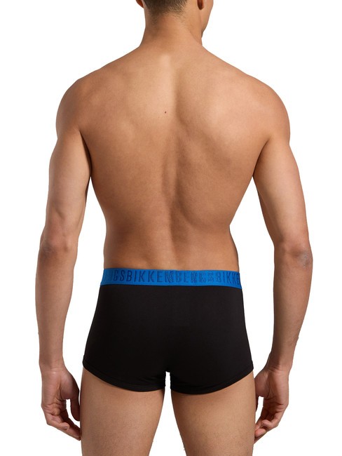 FASHION BICOLOR Conjunto de 3 boxers blanco azul marino negro - Calzoncillos de hombre
