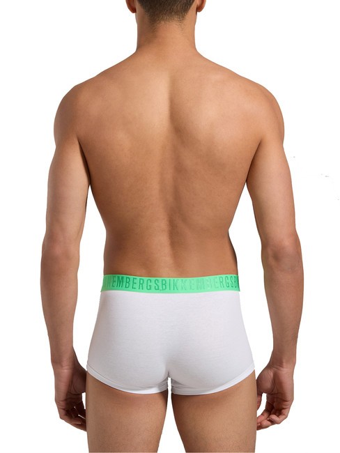 FASHION BICOLOR Conjunto de 3 boxers blanco azul marino negro - Calzoncillos de hombre