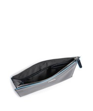 PIQUADRO BLUE SQUARE Bolso de mano plano de piel azul - Bolsos Mujer - 3