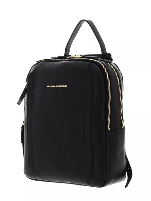 CIRCLE Mochila de cuero negro - Bolsos Mujer