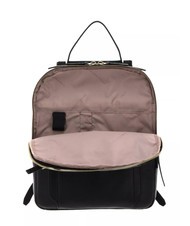 PIQUADRO CIRCLE Mochila de cuero negro - Bolsos Mujer - 4