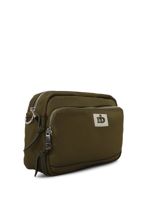 GLORIA Bolso bandolera con bolsillo verde militar - Bolsos Mujer