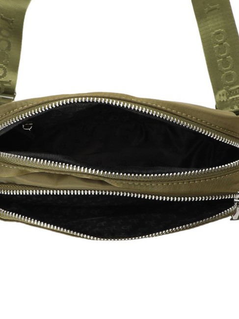 GLORIA Bolso bandolera con bolsillo verde militar - Bolsos Mujer