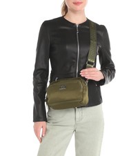 ROCCOBAROCCO GLORIA Bolso bandolera con bolsillo verde militar - Bolsos Mujer - 6