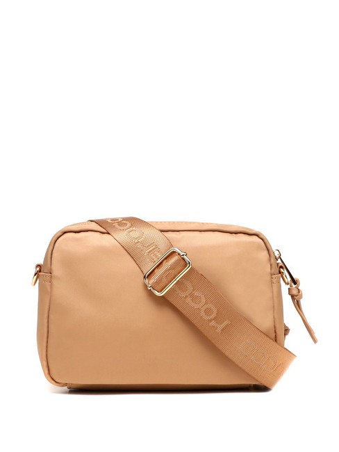 GLORIA Bolso bandolera con bolsillo beige - Bolsos Mujer