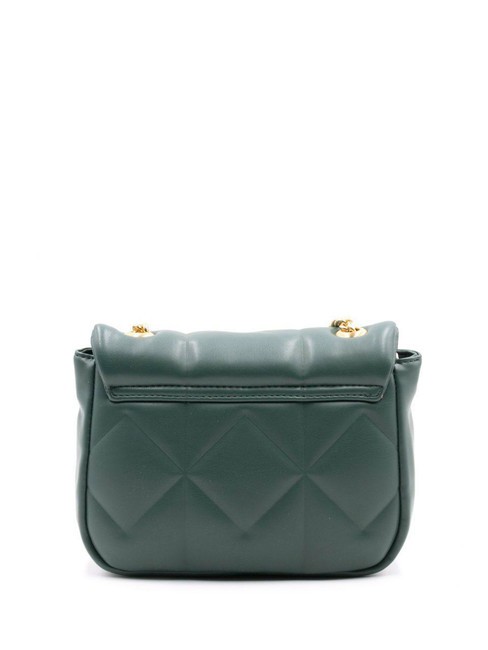 SOLE Bolso bandolera con solapa verde - Bolsos Mujer