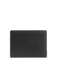 PIQUADRO CARL Cartera de piel con monedero negro - Carteras Hombre - 3