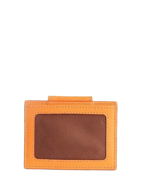 URBAN  Tarjetero de piel NARANJA - Carteras Hombre