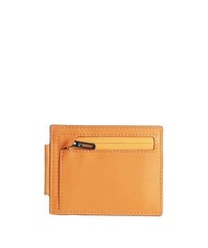 PIQUADRO URBAN Tarjetero de piel con cremallera NARANJA - Carteras Hombre - 2
