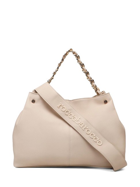 ADELE Bolso de mano con bandolera leche - Bolsos Mujer