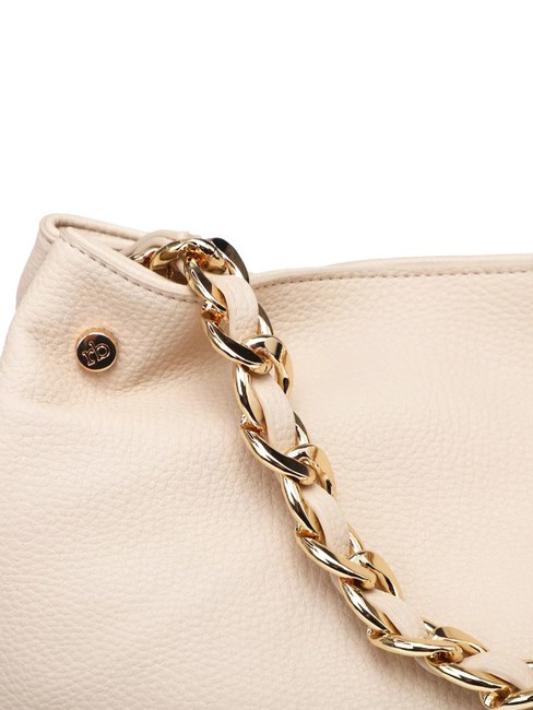 ADELE Bolso de mano con bandolera leche - Bolsos Mujer