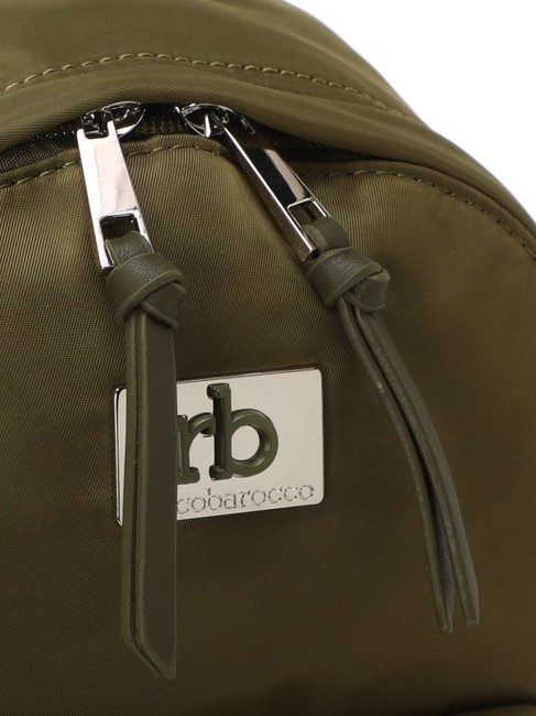 GLORIA Mochila con bolsillo verde militar - Bolsos Mujer