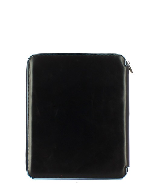BLUE SQUARE Portapapeles de cuero delgado tama&ntilde;o A4 negro - Fundas para tablet & Organizer
