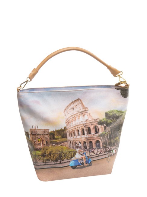 YESBAG Bolso hobo de hombro scooter de roma - Bolsos Mujer
