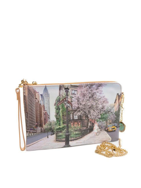 YESBAG Clutch con puño y bandolera este de nueva york - Bolsos Mujer