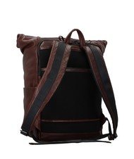 PIQUADRO HARPER Mochila de cuero para portátil de 15,6" MORO - Mochilas para portátil - 3