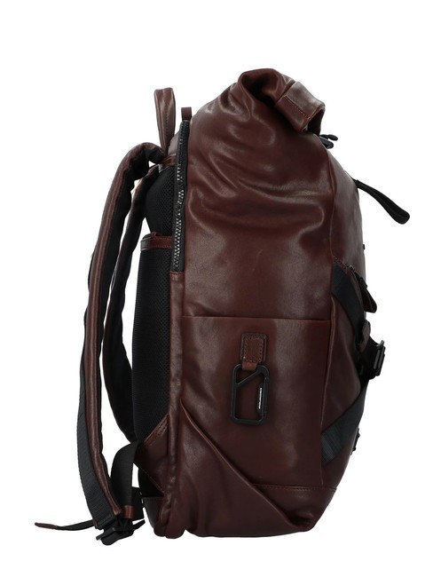 HARPER Mochila de cuero para portátil de 15,6" MORO - Mochilas para portátil