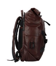 PIQUADRO HARPER Mochila de cuero para portátil de 15,6" MORO - Mochilas para portátil - 4