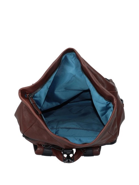 HARPER Mochila de cuero para portátil de 15,6" MORO - Mochilas para portátil