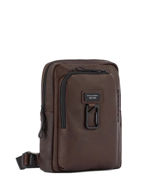 HARPER Bolso de cuero para iPad 11 MORO - Bandoleras Hombre
