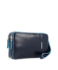 PIQUADRO BLUE SQUARE Bolso de mano de piel azul - Bolsos Mujer - 2