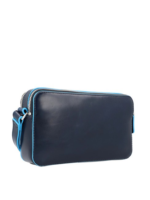 BLUE SQUARE Bolso de mano de piel azul - Bolsos Mujer