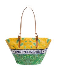 YNOT BANDANAS Bolso shopping de playa mediano verde - Bolsos Mujer - 4