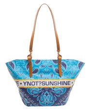 YNOT BANDANAS Bolso shopping de playa mediano azul - Bolsos Mujer - 4