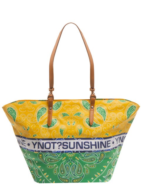 BANDANAS Bolsa de compras de playa grande verde - Bolsos Mujer