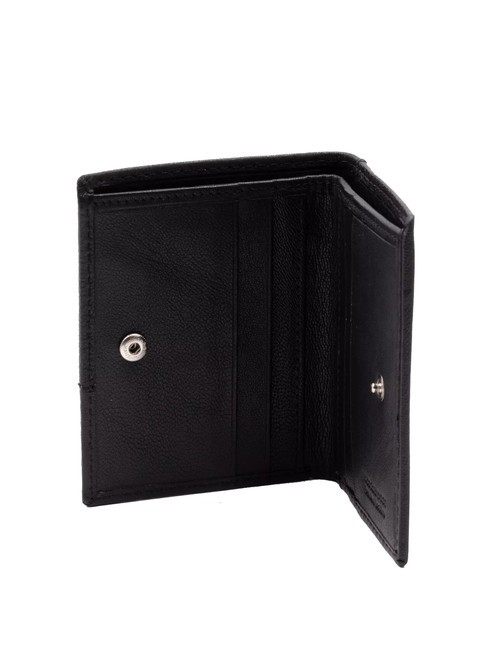 JOHN Cartera vertical de piel negro - Carteras Hombre