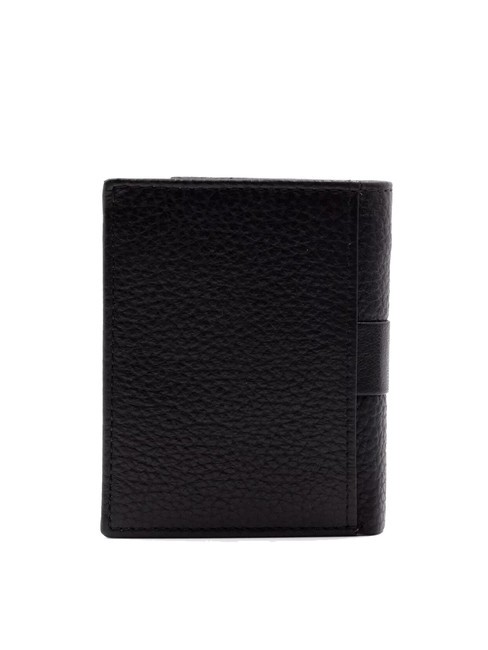 JOHN Cartera vertical de piel negro - Carteras Hombre
