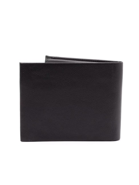 STRIPE Cartera con solapa y monedero negro - Carteras Hombre