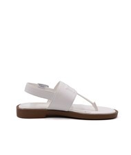 ROCCOBAROCCO RB Sandalia tipo chancla con tira trasera blanco - Zapatos Mujer - 3