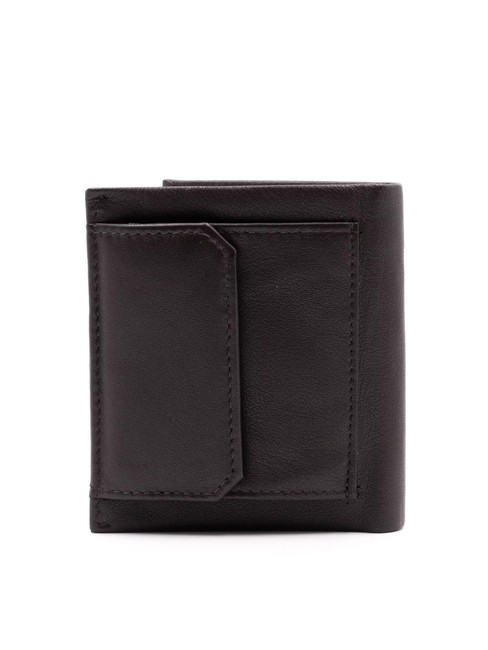 STRIPE Cartera vertical con bolsillo marron oscuro - Carteras Hombre