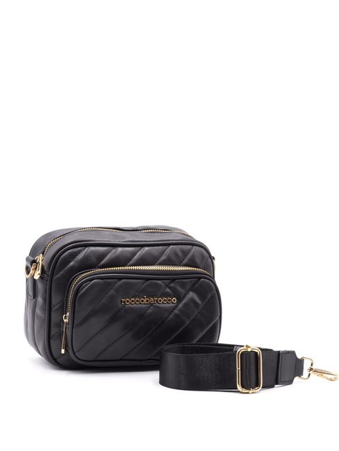 GLAM Bolso de dormitorio acolchado negro - Bolsos Mujer
