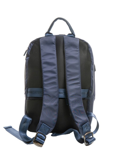 LOGO PATCH Mochila azul/mate - Mochilas para port&aacute;til