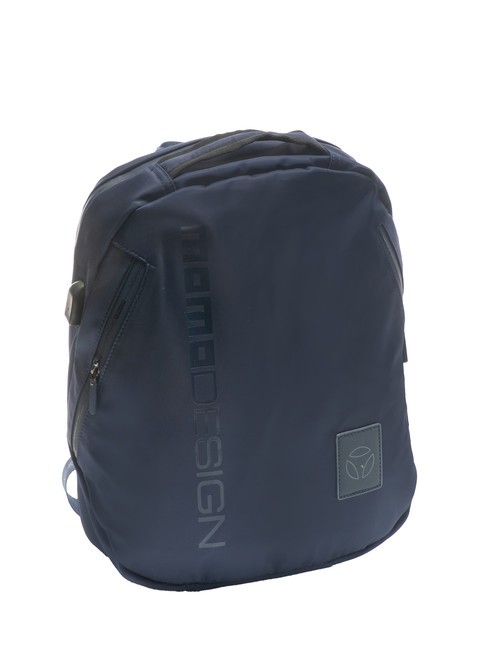 LOGO PATCH Mochila azul/mate - Mochilas para port&aacute;til